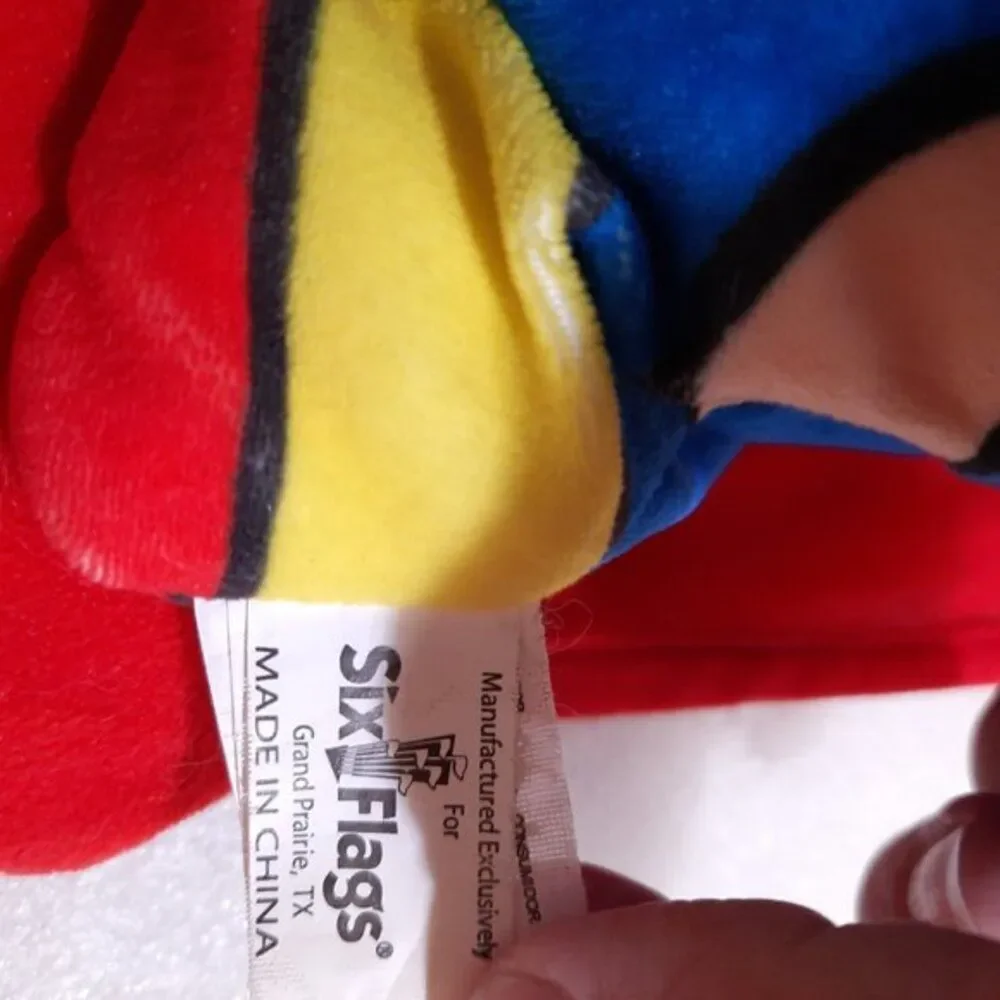 Six‎ Flags Supergirl Pillow Plush Super Girl Woman Comic TV Movie Toy Doll RARE